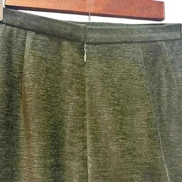 Kasper & Co ASL Vintage Green Viscose Blazer Jacket And Skirt Set Women’s Size 8 - Picture 12 of 16